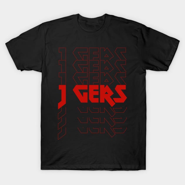 IRON TEXT || JANICK GEERS T-Shirt by LAVA-ROMA-NOVA